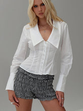 Marlaine Long Sleeve Top White