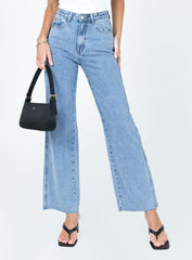 Arlington High Rise Straight Leg Jeans Denim