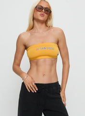 UC San Diego Bandeau Top Gold