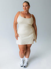 Ambition Activewear Romper Latte Curve
