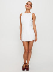 Yumiko Romper White