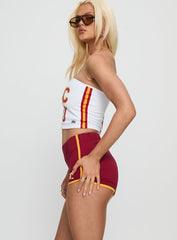 USC Old School Mini Short Cardinal