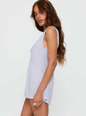 Mackellar Romper Blue