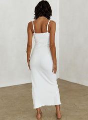 Kattan Maxi Dress White
