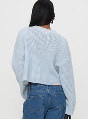 Elinda Knit Sweater Blue