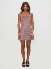 Dasha Mini Dress Red Check Petite