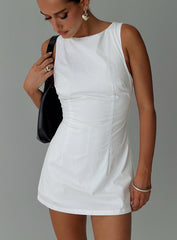 Yumiko Romper White