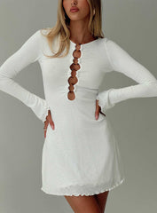 Dejonge Ring Mini Dress White