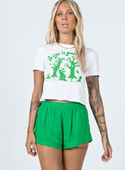 Beach House Shorts Green