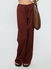 Dorie Straight Leg Pants Chocolate