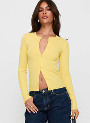 Lauraine Cardigan Lemon