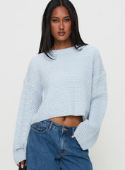 Elinda Knit Sweater Blue