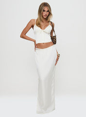 Karteah Satin Set Ivory