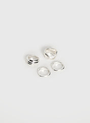Crowded Room Ring Pack Silver