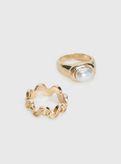 The Escape Ring Pack Gold