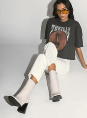 The Kia Boots White