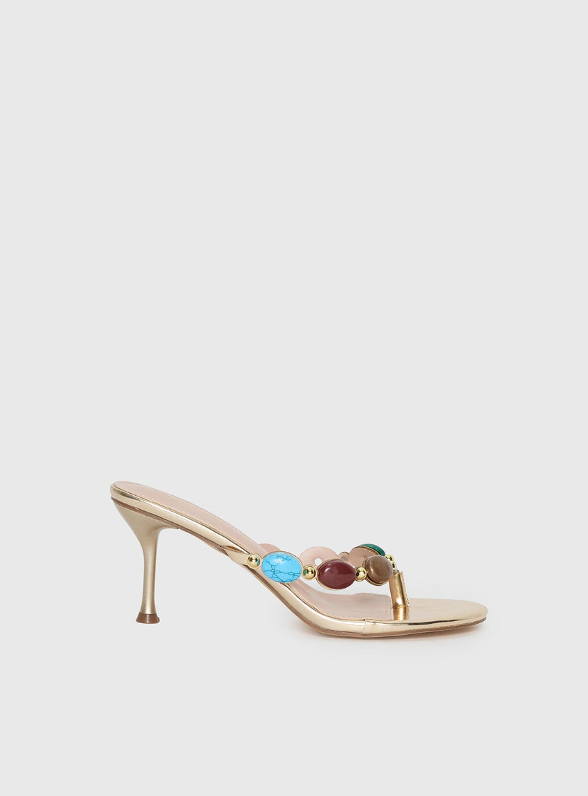 Nina Bead Heels Multi