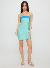 Phillipa Mini Dress Aqua