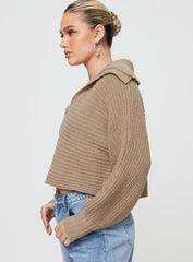 Wester Ribbed Sweater Mocha