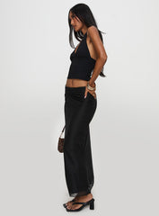 Satine Maxi Skirt Black